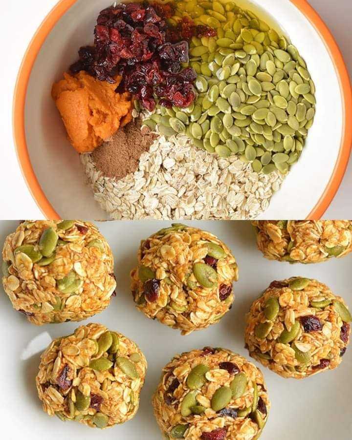 No-Bake Pumpkin Breakfast Bites