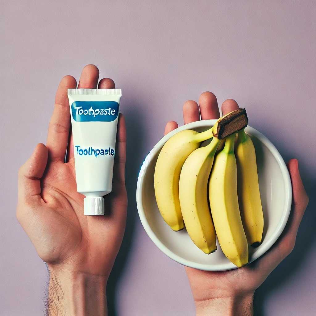 My grandmother’s secret: I mixed bananas and toothpaste and why do you have to mix them