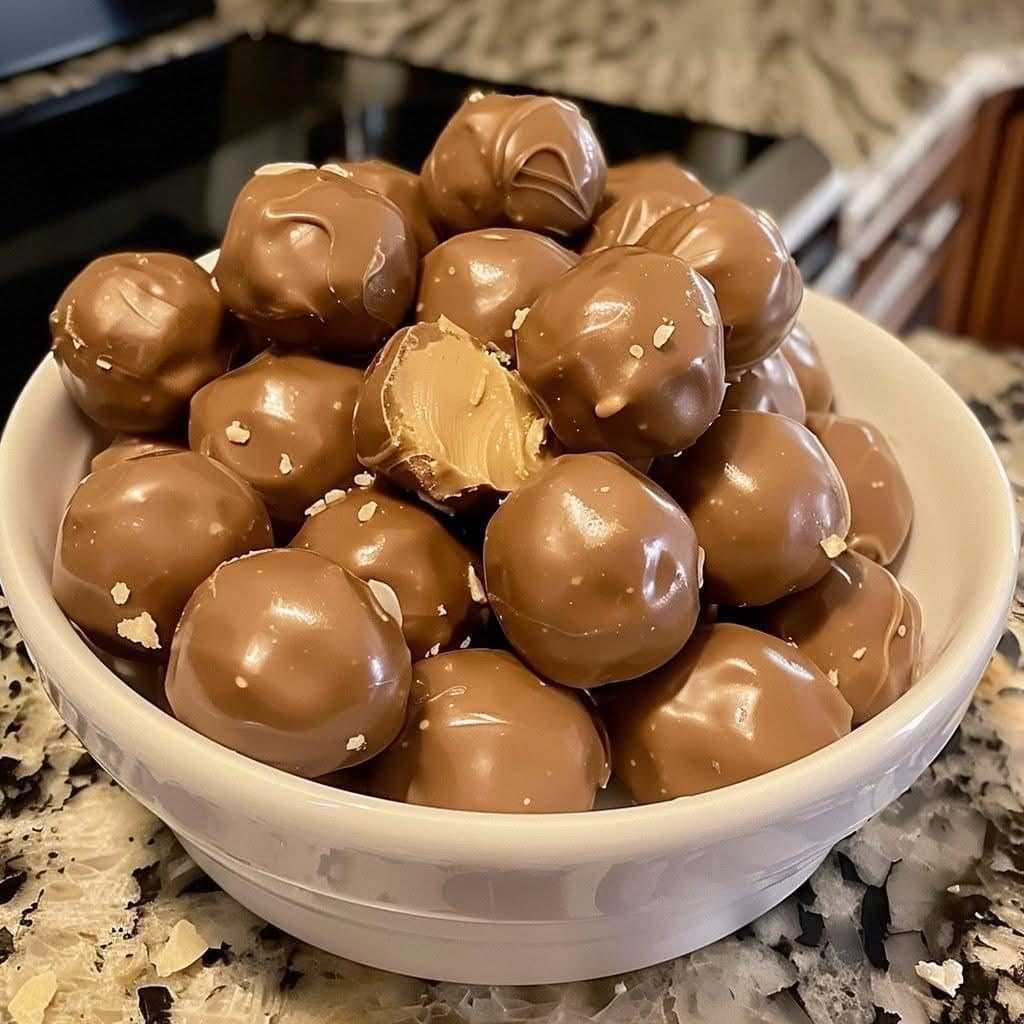No-bake peanut butter balls