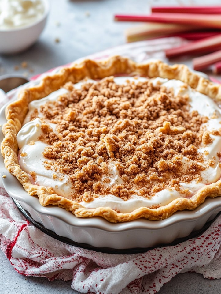 Rhubarb Sour Cream Pie: Your New Favorite Dessert