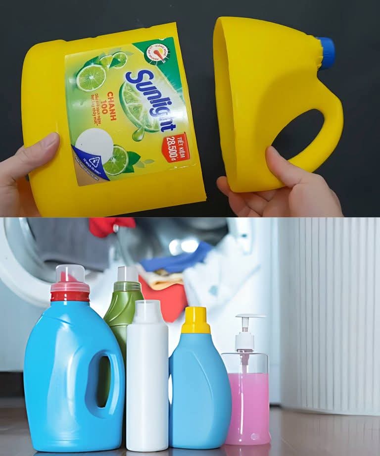 IT’S AMAZING WHAT YOU CAN DO WITH A USED DETERGENT BOTTLE.