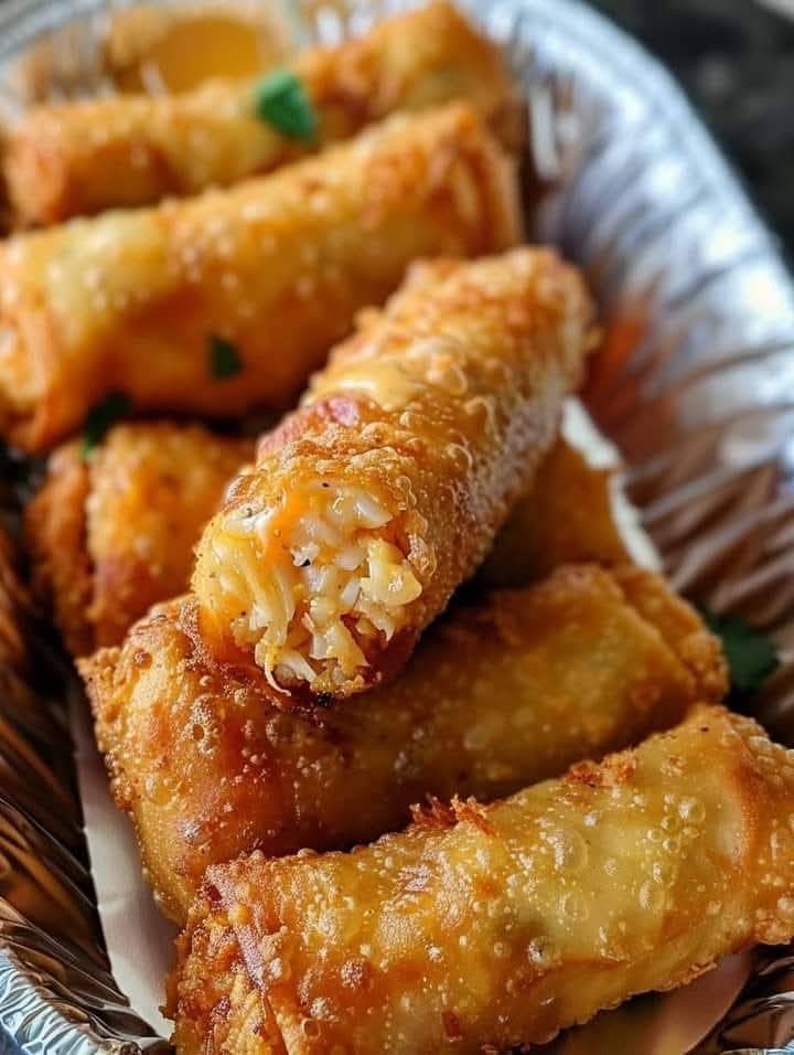 Crispy Crab Cake Egg Rolls