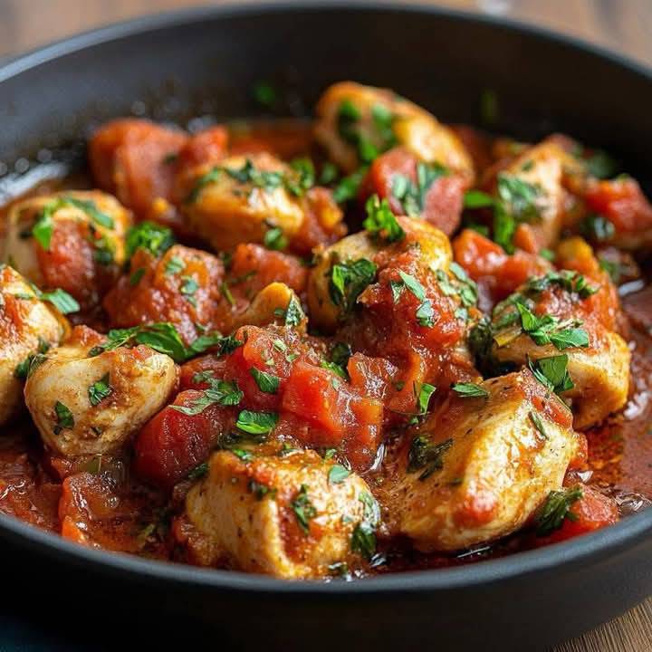 Chicken Cacciatore in a Tomato and Herb Sauce: A Classic Italian Delight
