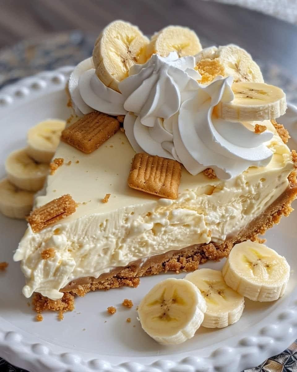 No Bake Banana Pudding Cheesecake
