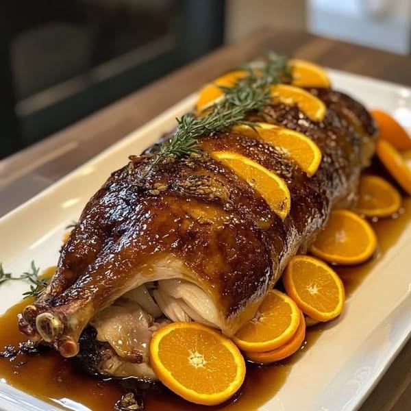 !!SPICY ROAST DUCK WITH ORANGE GLAZE!!…