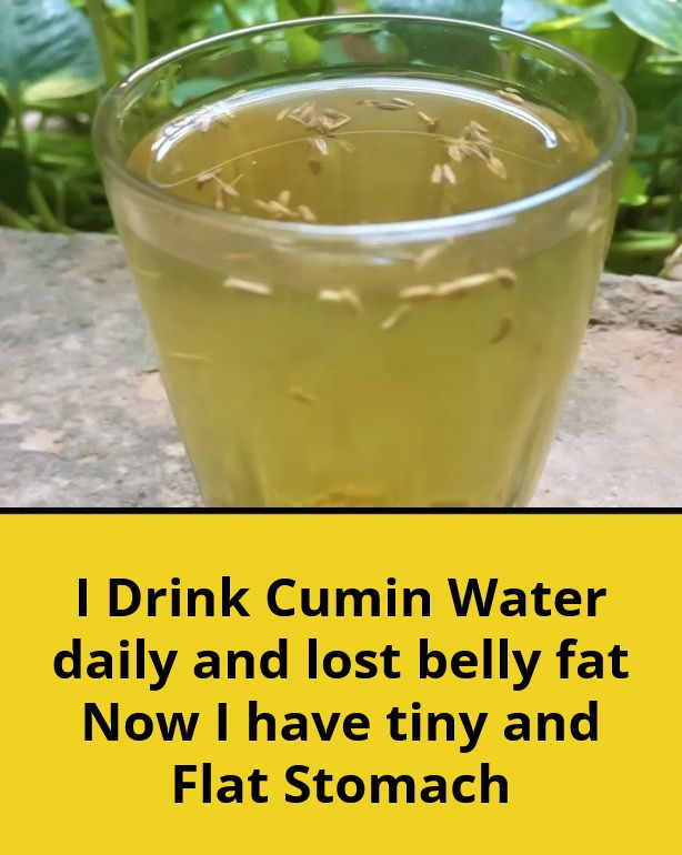 Drink cumin water daily to lose belly fat in 10 days