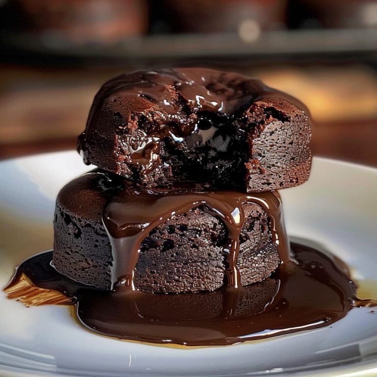 Dark Chocolate Molten Cakes Recipe