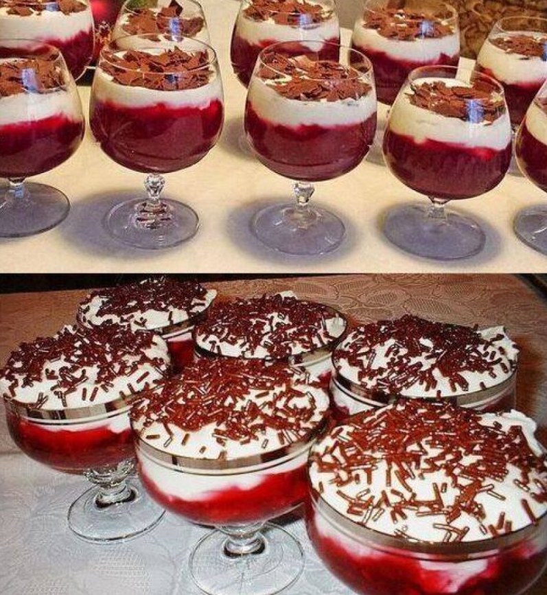 Christmas Snow White Dessert