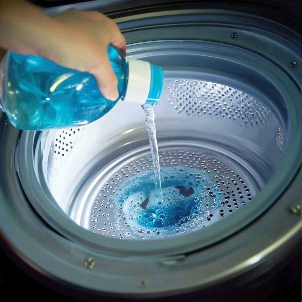 Why should we put mouthwash in our washing machines