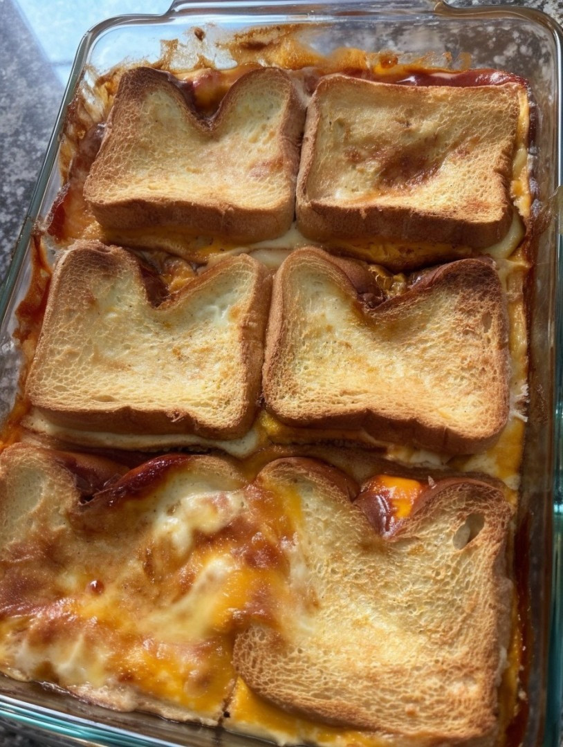 Betty Crocker’s Cheese Sandwich Casserole