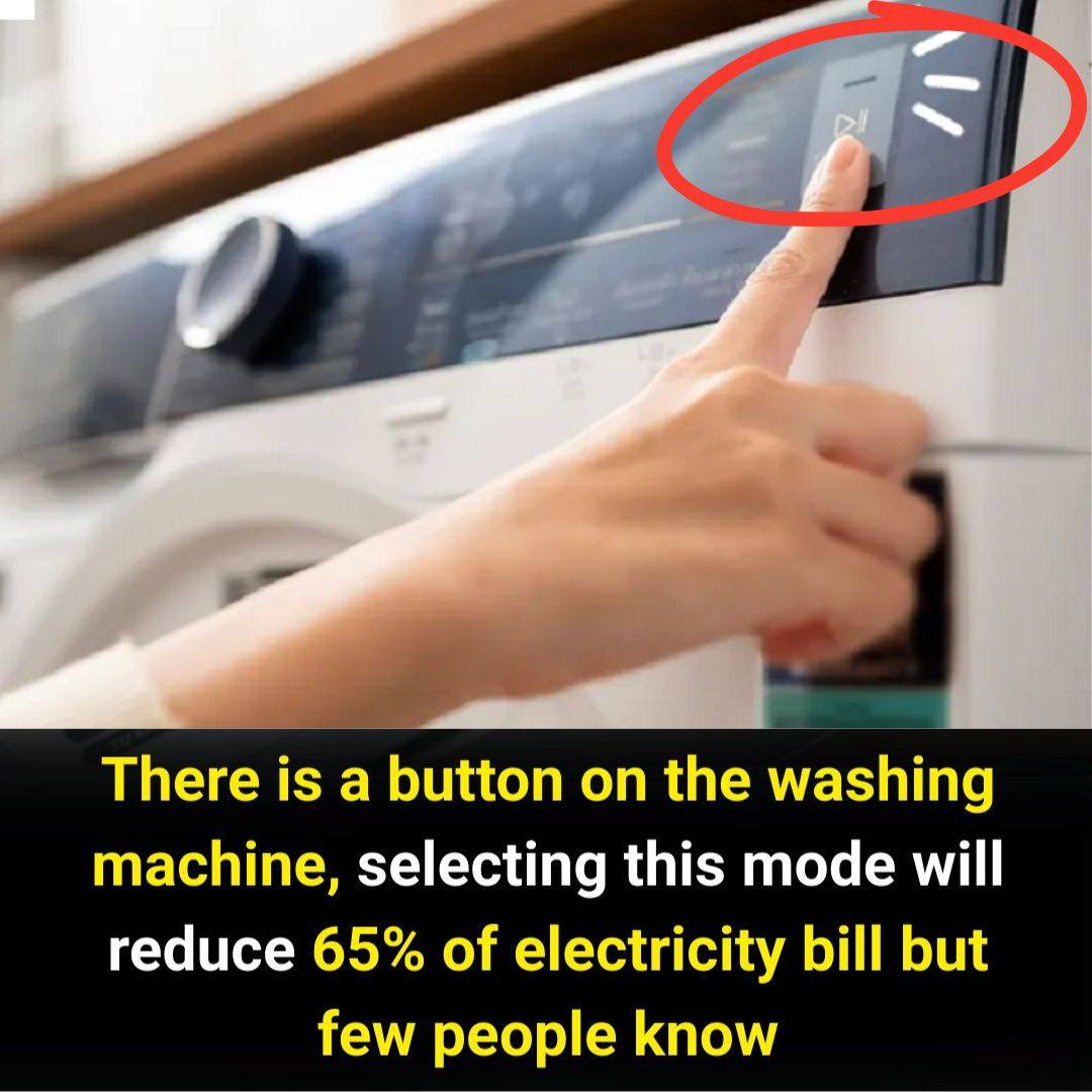 The Hidden Washing Machine Button That Can Save You Up to 65% on Electricity