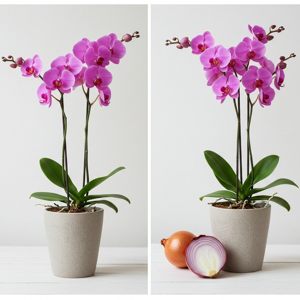 Boost Orchid Blooms by 500% with Just One Thin Slice of Onion Per Week!