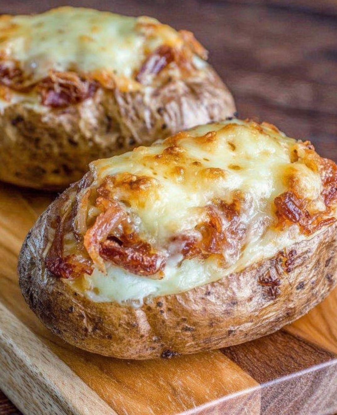 French Onion Stuffed Potatoes
