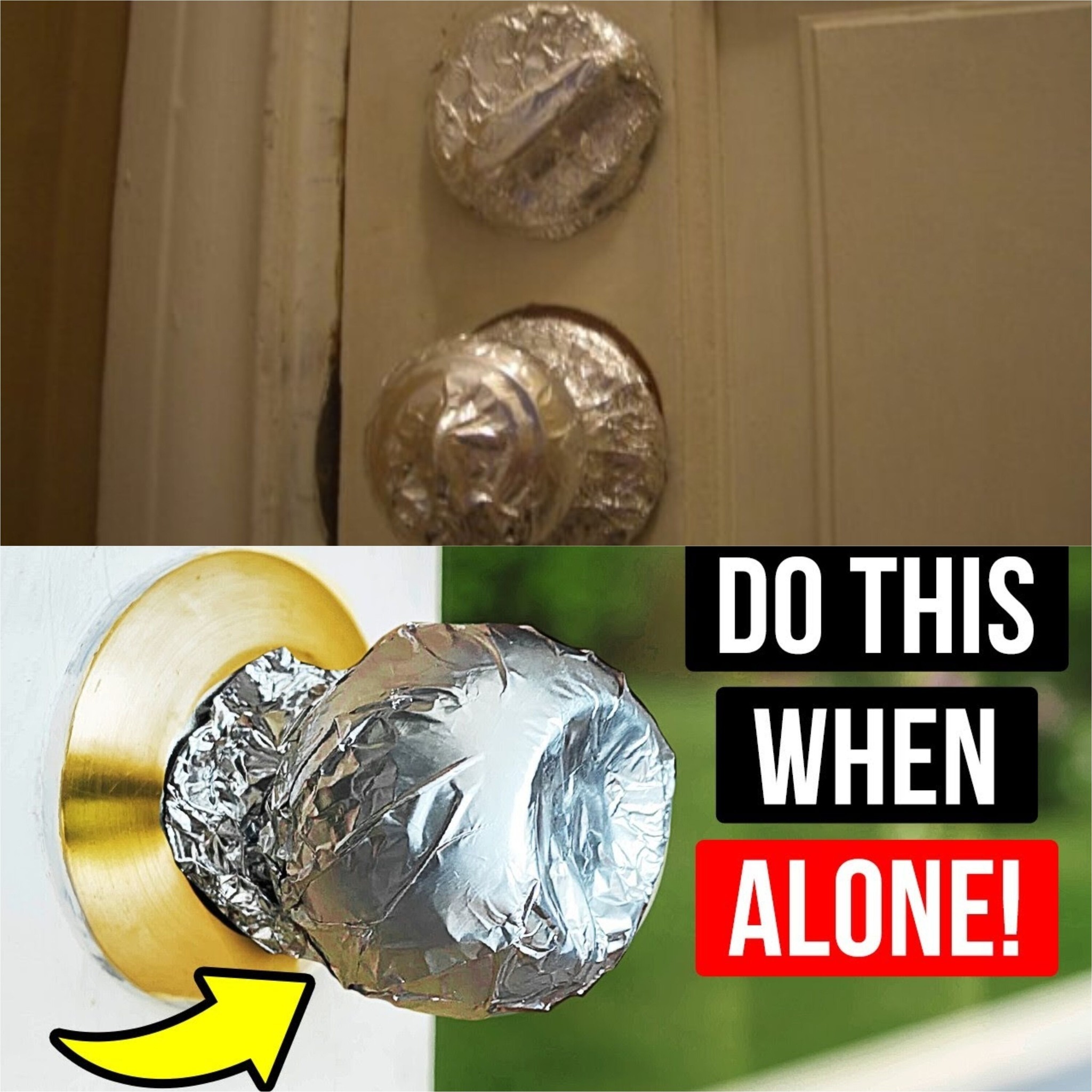Aluminum Foil for Door Knobs: The Trick for Keeping Yourself Safe