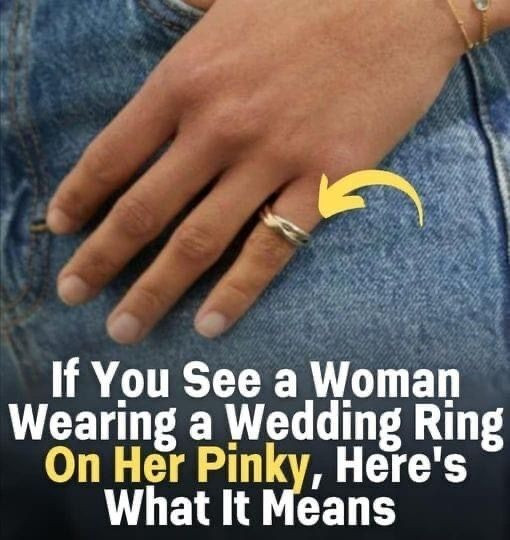 Women wearing rings on pinky fingers: What does it mean?
