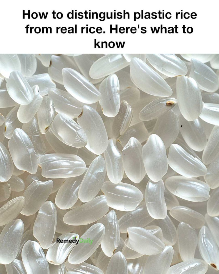 How to distinguish plastic rice from real rice. Here’s what to know.