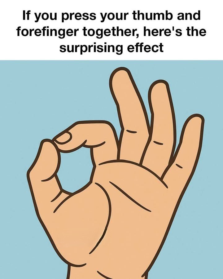 Had No Clue About This: The Surprising Power of Pressing Your Thumb and Forefinger Together
