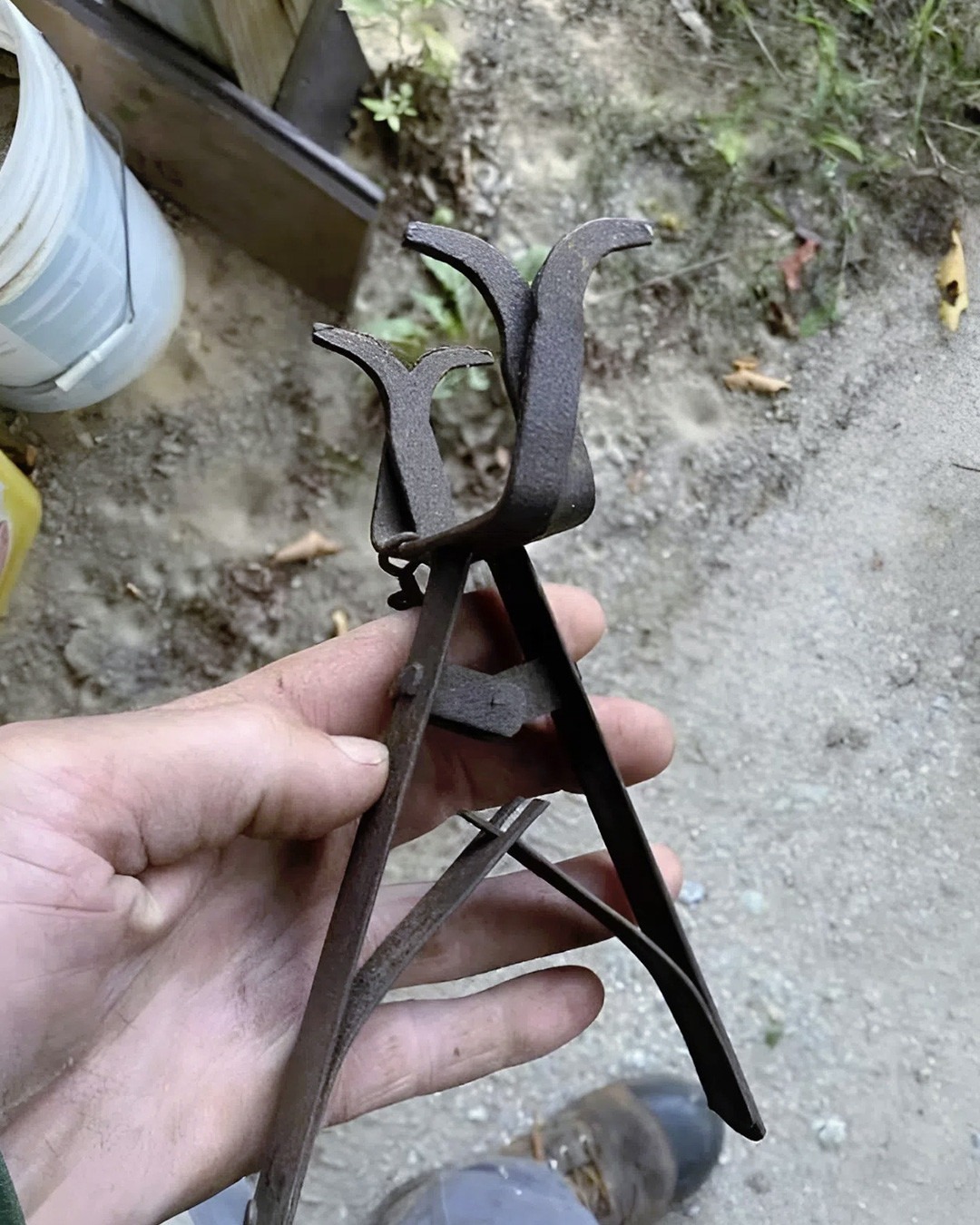 I discovered a metallic object in my grandparents’ garden and was amazed to learn what it was.