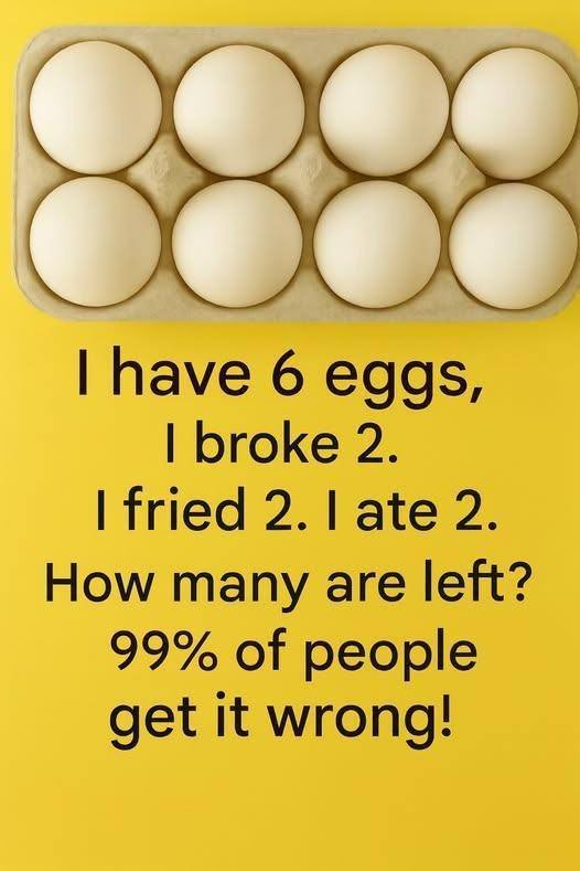 The 6-egg riddle that confuses 99% of people!