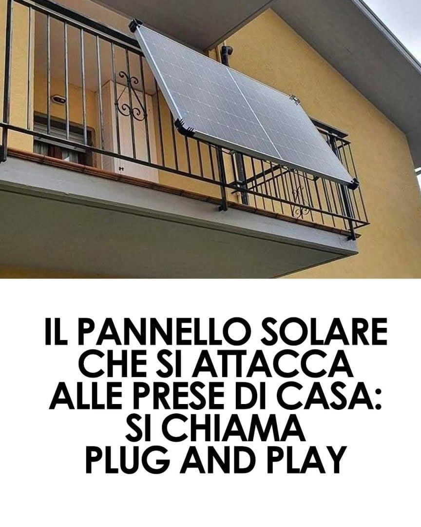 Cosa sono i pannelli fotovoltaici plug and play e quanto si risparmia