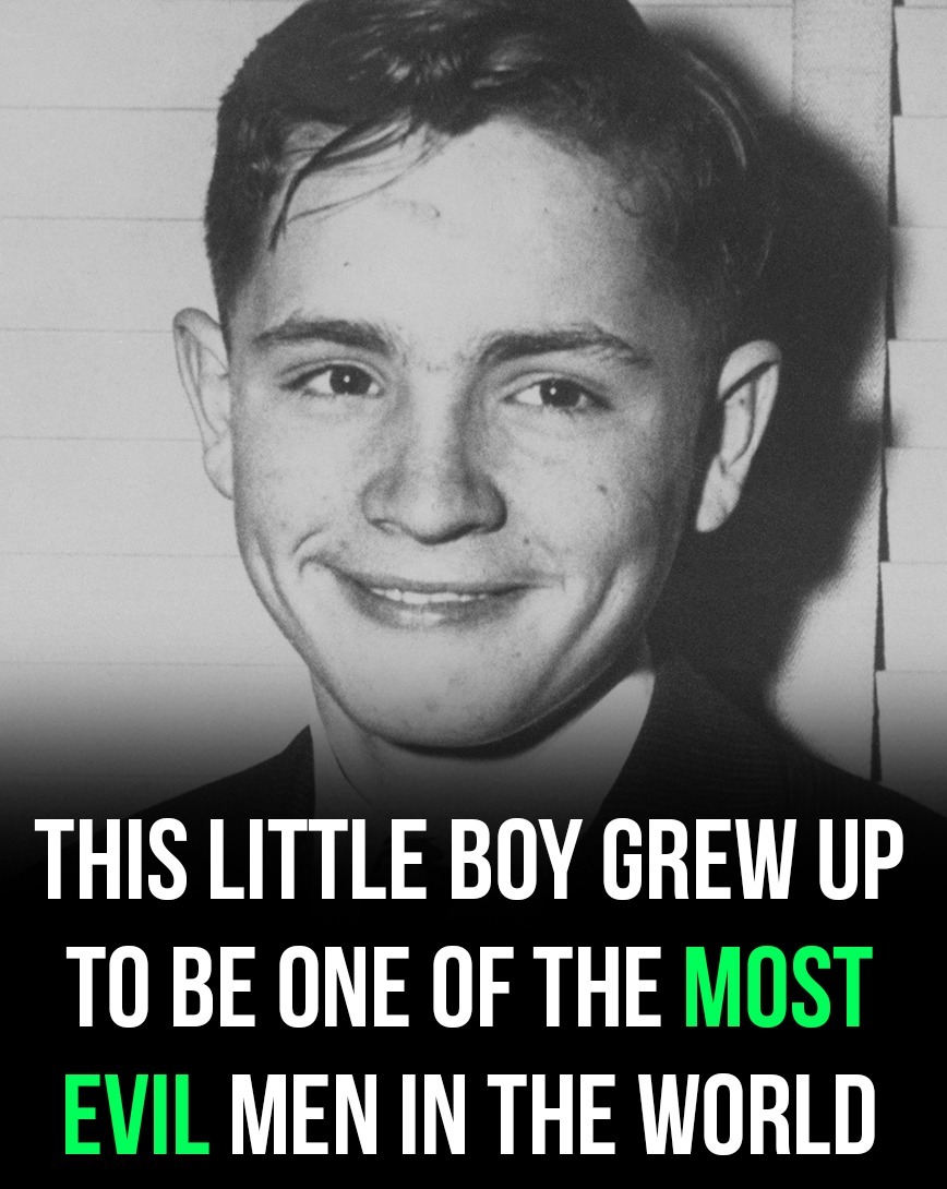 This harmless-looking boy grew up to be one of the most evil men in history
